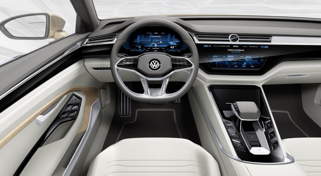 Volkswagen C Coupe GTE concept, 2015 Shanghai Auto Show