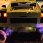 Underground Racing Lamborghini Gallardo Shoots Flames In HD SloMo Video