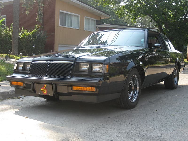 A 1986 Buick Regal Grand National - image courtesy of Ilan Rubier