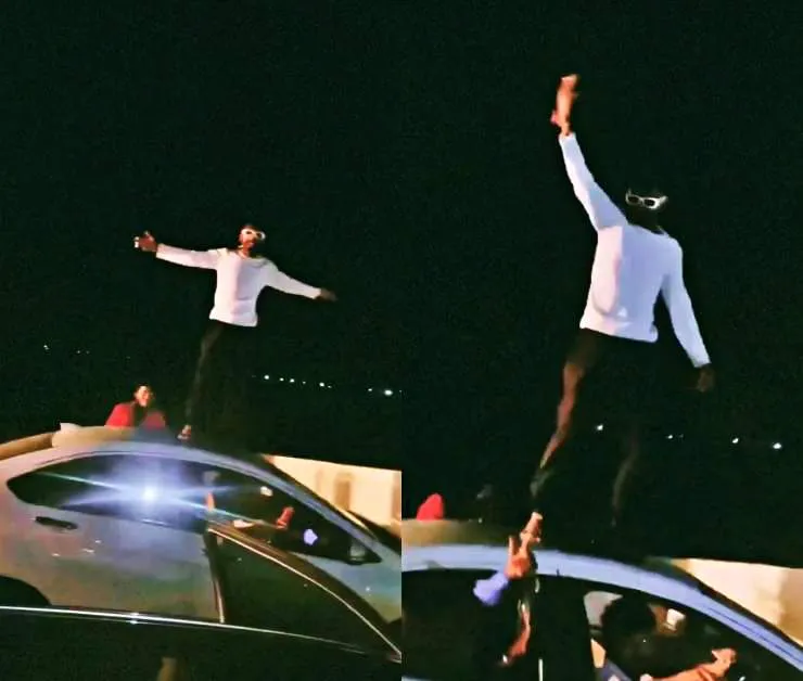 Young boy dancing on moving Honda City sedan’s roof gets arrested: Viral video