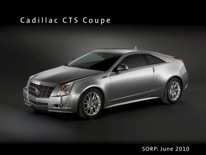 2011 Cadillac CTS Coupe In New Promo Spot