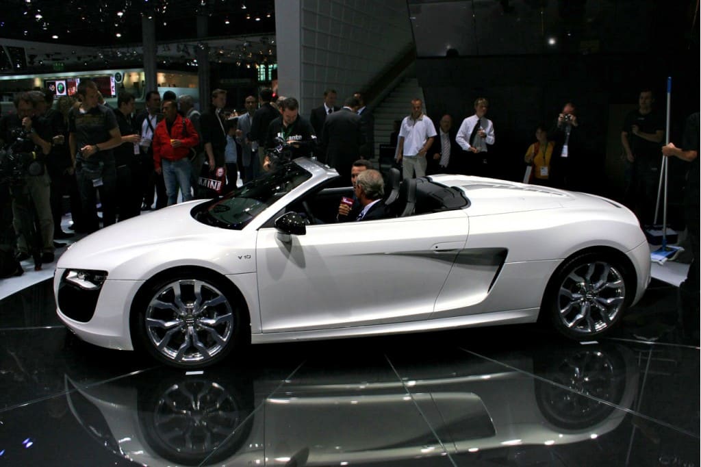 Audi R8 e Tron And Spyder Live From Frankfurt