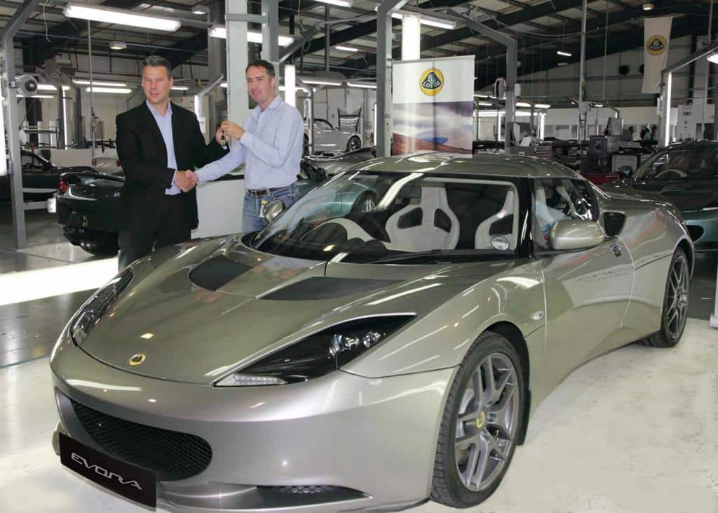 First Lotus Evora Owner Picks Up Car At Norfolk HQ